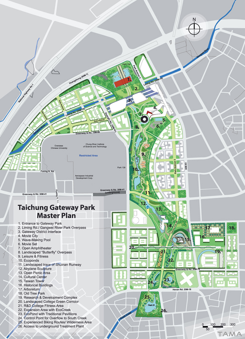master plan Taichung Gateway Park